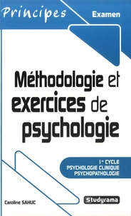 Méthodologie et exercices en psychologie clinique et psychopathologie