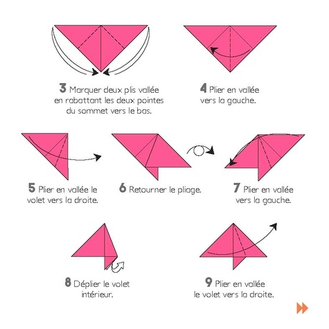 500 mini origamis. Passion fluo !