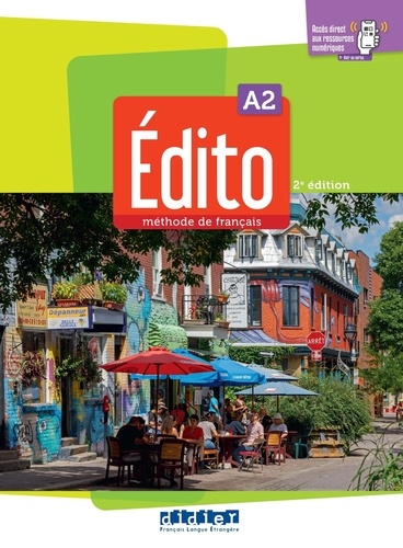 Edito A2. Livre élève + didierfle.app 2e édition