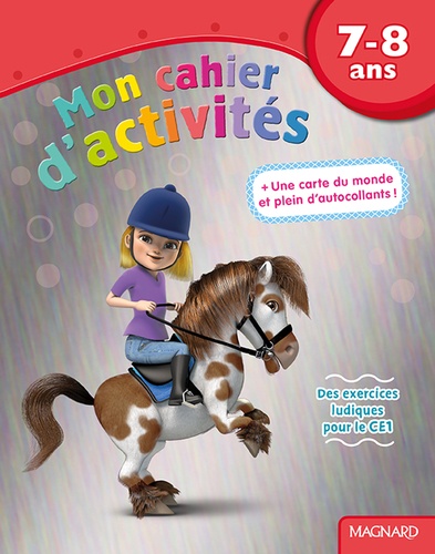 Caroline Thierry - Mon cahier d'activités Poney - 7-8 ans.