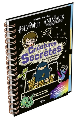 Harry Potter - Créatures secrètes. Mon livre magique à gratter