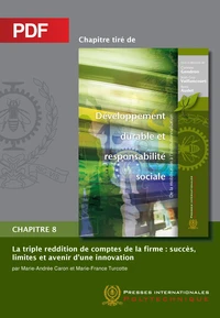 La triple reddition de comptes de la firme: succès, limites et avenir d'une innovation (Chapitre PDF)