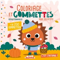 Coloriage et gommettes pour les petits - C'est l'automne !