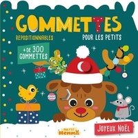  Carotte et compagnie - Gommettes repositionnables pour les petits Joyeux Noël.