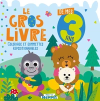 Le gros livre de mes 3 ans (Singe et ours)