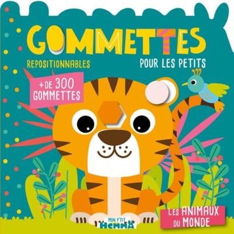  Carotte et compagnie - Les animaux du monde - Gommettes pour les petits.