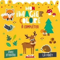 Mon imagier coloré à compléter La forêt