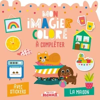 Mon imagier coloré à compléter La maison