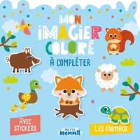 Mon imagier coloré à compléter  Les animaux