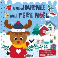  Carotte et compagnie - Une journée avec Père Noël - Une histoire avec plus de 80 stickers repositionnables.