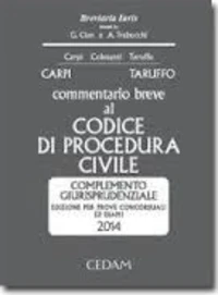 Commentario breve al codice di procedura civile.