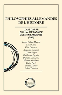 Philosophies allemandes de l'histoire