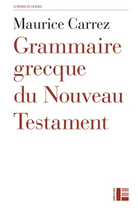 Grammaire grecque du Nouveau Testament