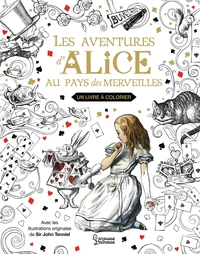 Alice au pays des merveilles - un livre a colorier