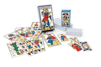 Mini tarot de marseille 78 cartes avec notice explicative.