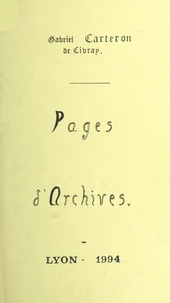 Pages d'archives
