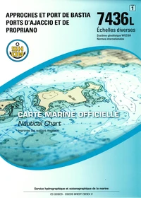 Approches et port de Bastia, ports d'Ajaccio et de Propriano