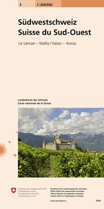 Carte nationale de la Suisse n°3