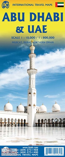  ITMB - Abu Dhabi & UAE Muscat, Dubai, Northern Oman - 1:10 000 / 1:800 000.