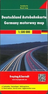  Freytag & Berndt - Allemagne carte d'autoroute - 1/500 000.