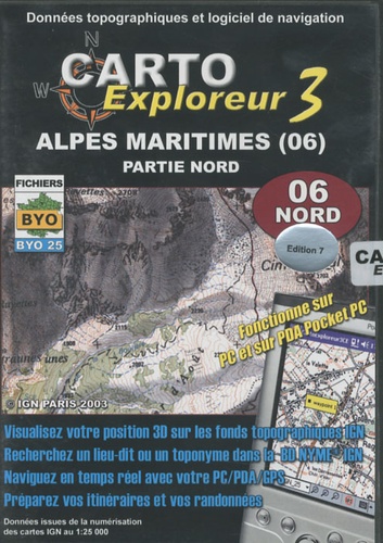  Bayo - Alpes Maritimes (06) Nord - CD-ROM.