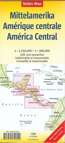 Amérique centrale. 1/1 750 000 ; 1/900 000