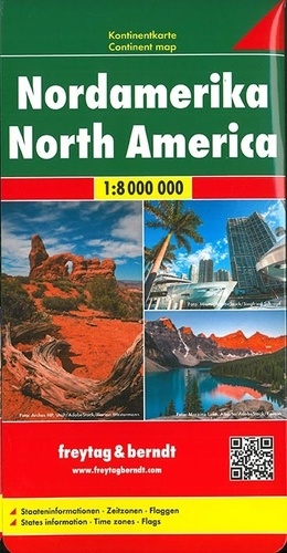 Amérique du Nord. 1/8 000 000