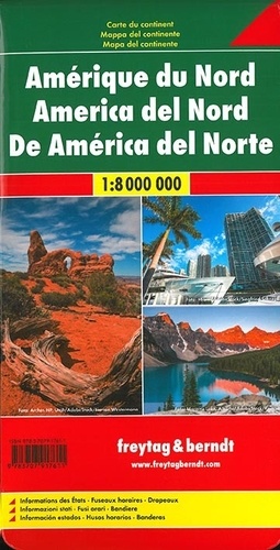 Amérique du Nord. 1/8 000 000
