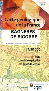 Fernand Crouzel et B. Azambre - Bagnères-de-Bigorre - 1/50 000.
