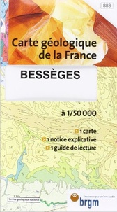 Guy Berger et Serge Elmi - Bessèges - 1/50 000, avec une notice.