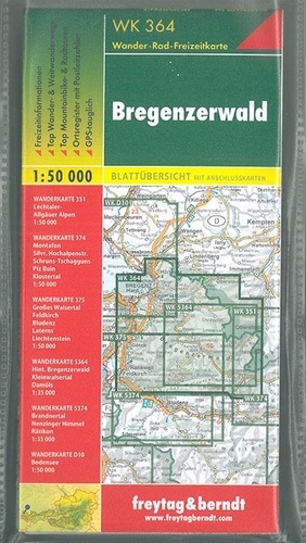 Bregenzerwald. 1/50 000