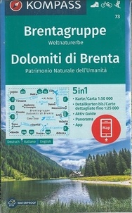  Kompass - Brentagruppe Dolomiti di Brenta.