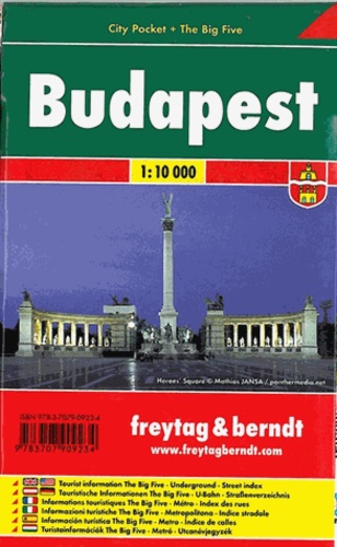 Freytag & Berndt - Budapest - 1/10 000.