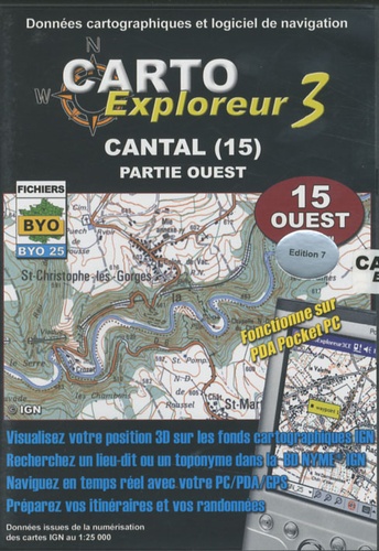  Bayo - Cantal (15) Ouest - CD-ROM.