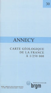 Carte géologique de la France Annecy