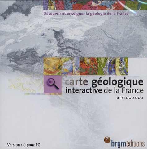  BRGM - Carte géologique interactive de la France à 1/1 000 000 - CD-ROM version 1.0.
