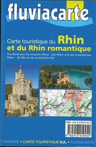  Editions de l'Ecluse - Carte touristique du Rhin et du Rhin romantique.