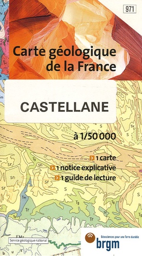 C Kerckhove et  Collectif - Castellane - 1/50 000.