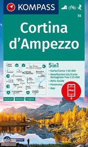  Kompass - Cortina d'Ampezzo - 1:50 000 / 1:25 000.