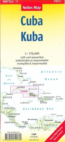 Cuba. 1/775 000  Edition 2016