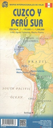 Cuzco y Peru Sur. 1/110 000 - 1/1 500 000