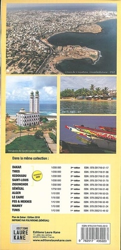 Dakar. Plan touristique 1/16 000  Edition 2018