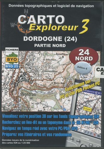  Bayo - Dordogne (24) Nord - CD-ROM.