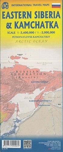 Eastern Siberia & Kamchatka. 1/3 600 000 ; 1/2 000 000 2nd edition