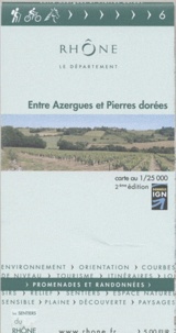  Département du Rhône - Entre Azergues et Pierres dorées - 1/25 000.
