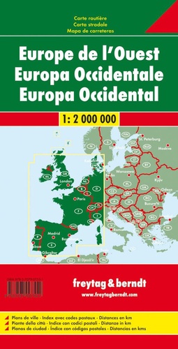 Europe de l'Ouest. 1/2 000 000