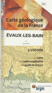  BRGM - Evaux-les-Bains - 1/50 000.
