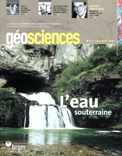 Thierry Pointet - Géosciences N° 2, septembre 2005 : L'eau souterraine.