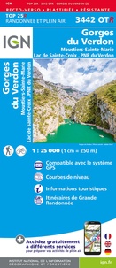  IGN - Gorges du Verdon - Moustiers - Sainte-Marie - Lac de Sainte-Croix. PNR du Verdon (1/25 000).