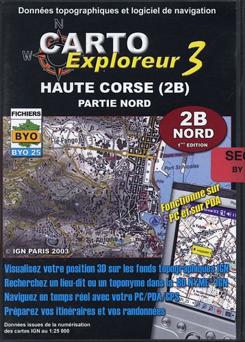  Bayo - Haute-Corse 2B Nord - CD-ROM.